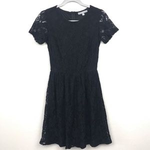 Black Lace Dress NY Collection Fit Flare Small